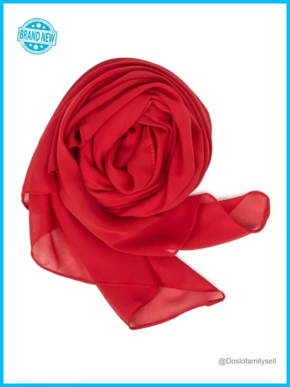 Lightweight Chiffon Scarf Long Solid Fashion Shawl Wrap
